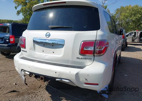 2017 Nissan Armada Platinum из США, поврежденный, VIN JN8AY2NC1H9502653